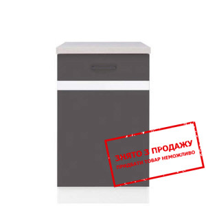 Тумба Junona Line D1D/50/82 L сірий вольфрам BRW...